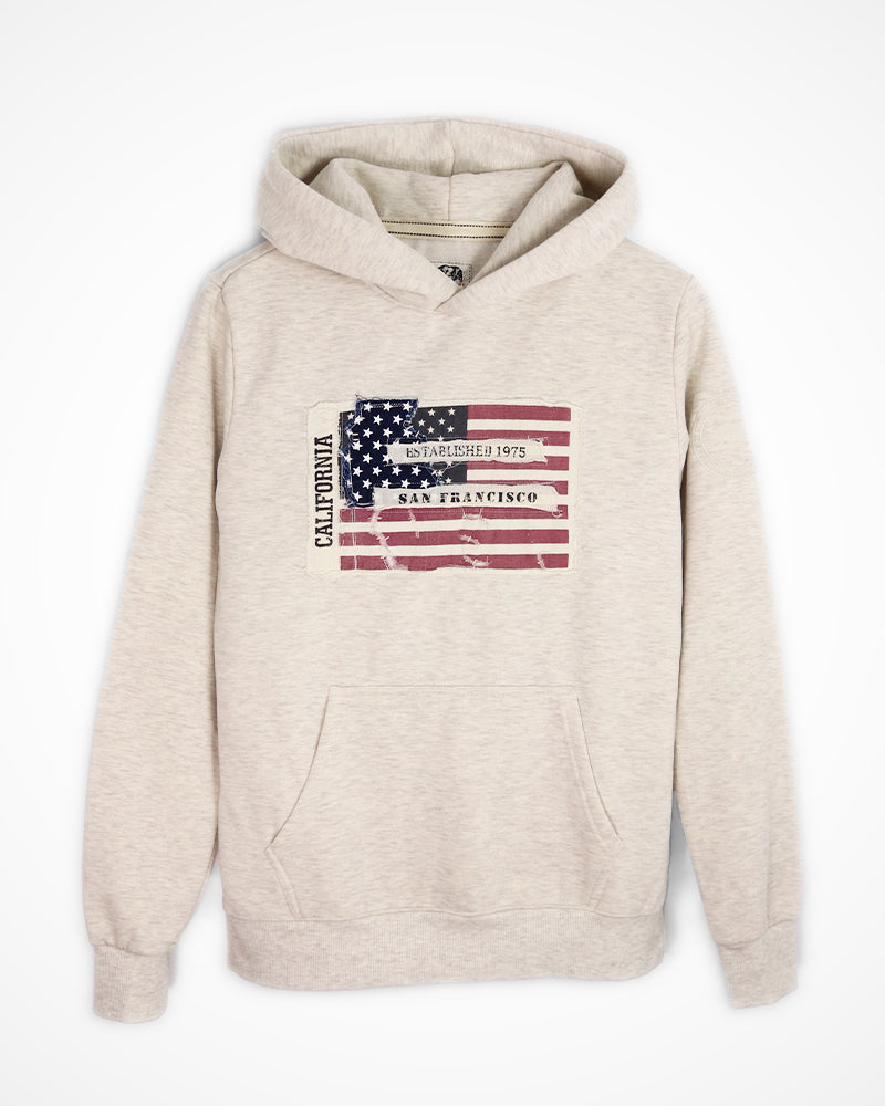 285 Vintage USA Flag - Hoodie