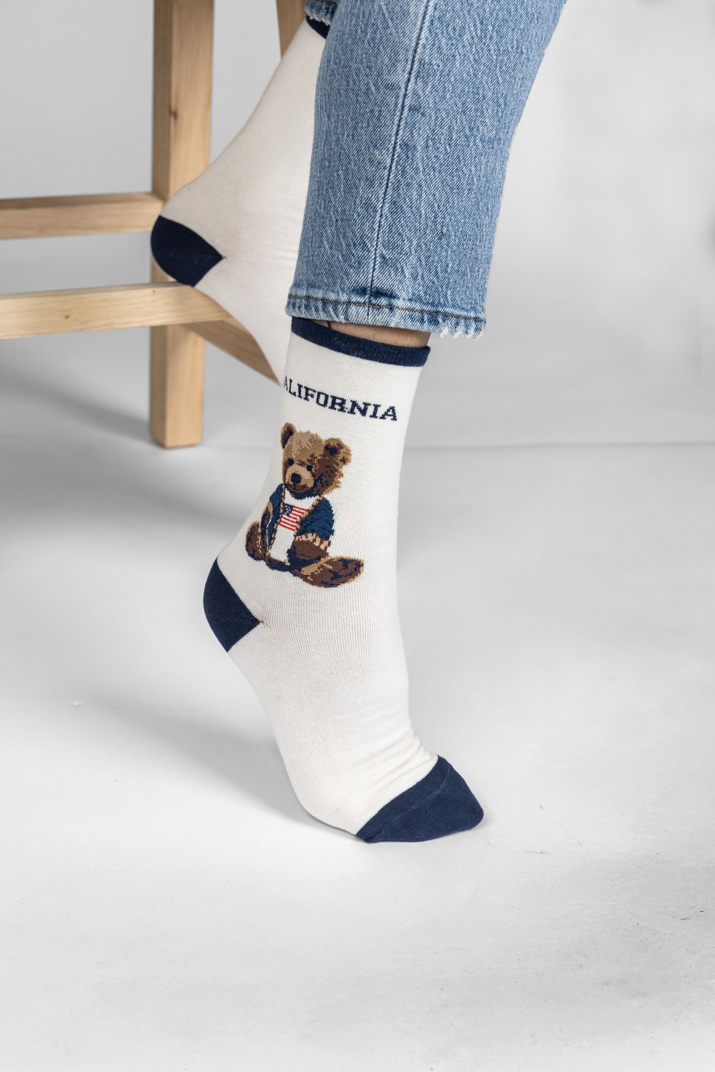 Teddy Cardigan Socks