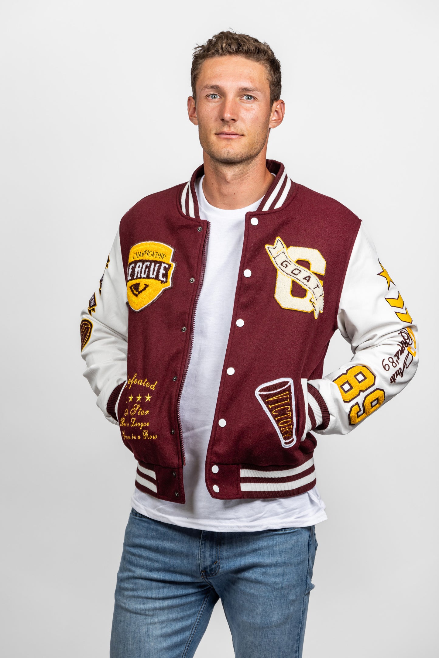 Premium Varsity Jacket with Patches