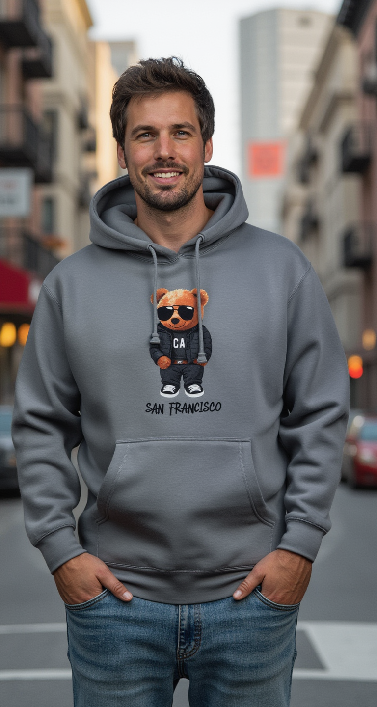 Bear in Jeans - Hoodie