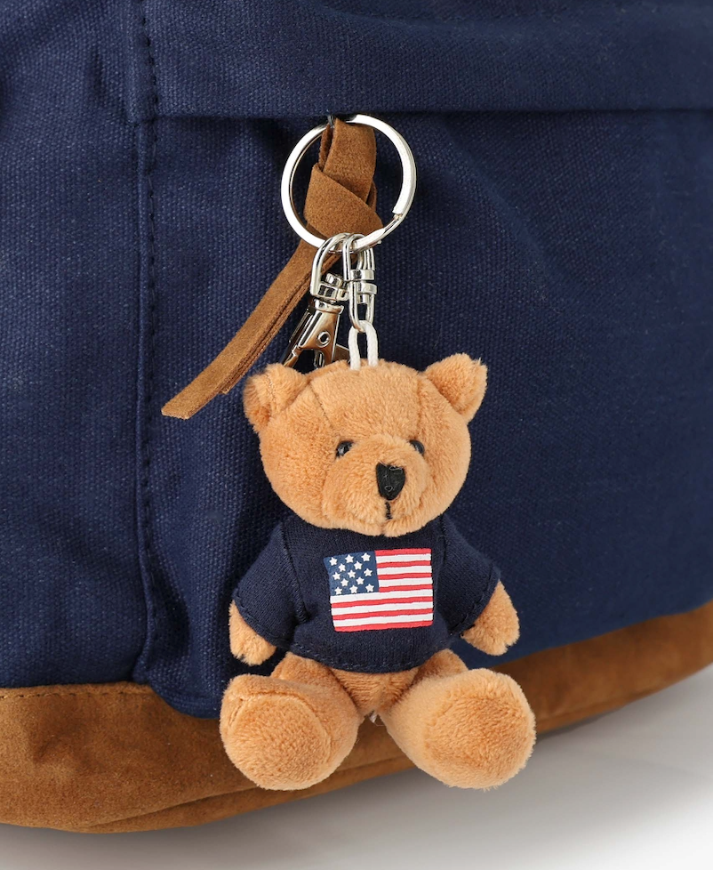 USA teddy keychain