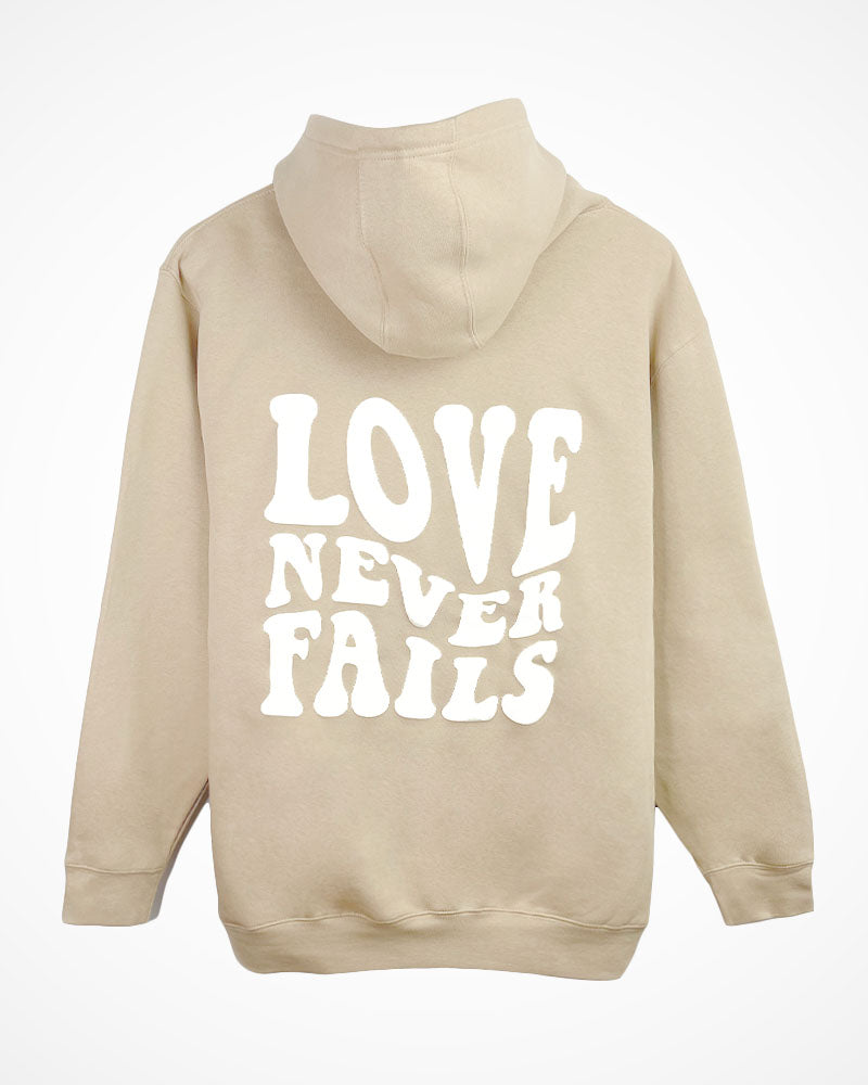 Love Never Fails - Hoodie