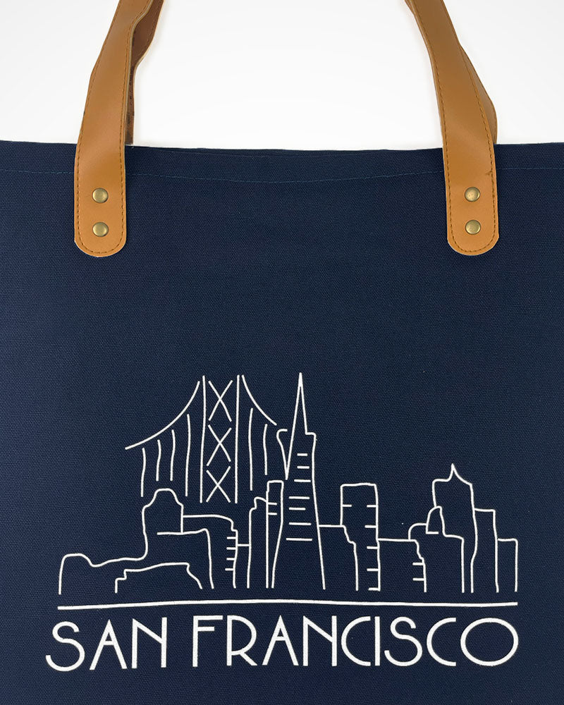 SF Skyline Tote Bag