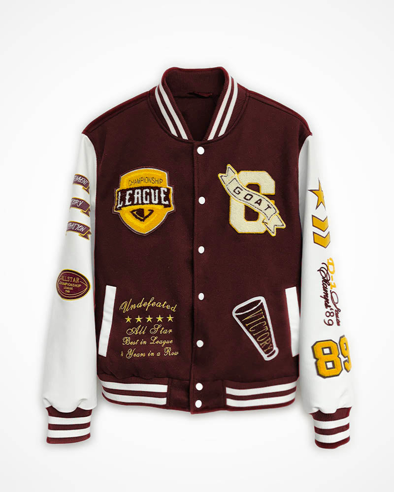 Premium Varsity Jacket with Patches