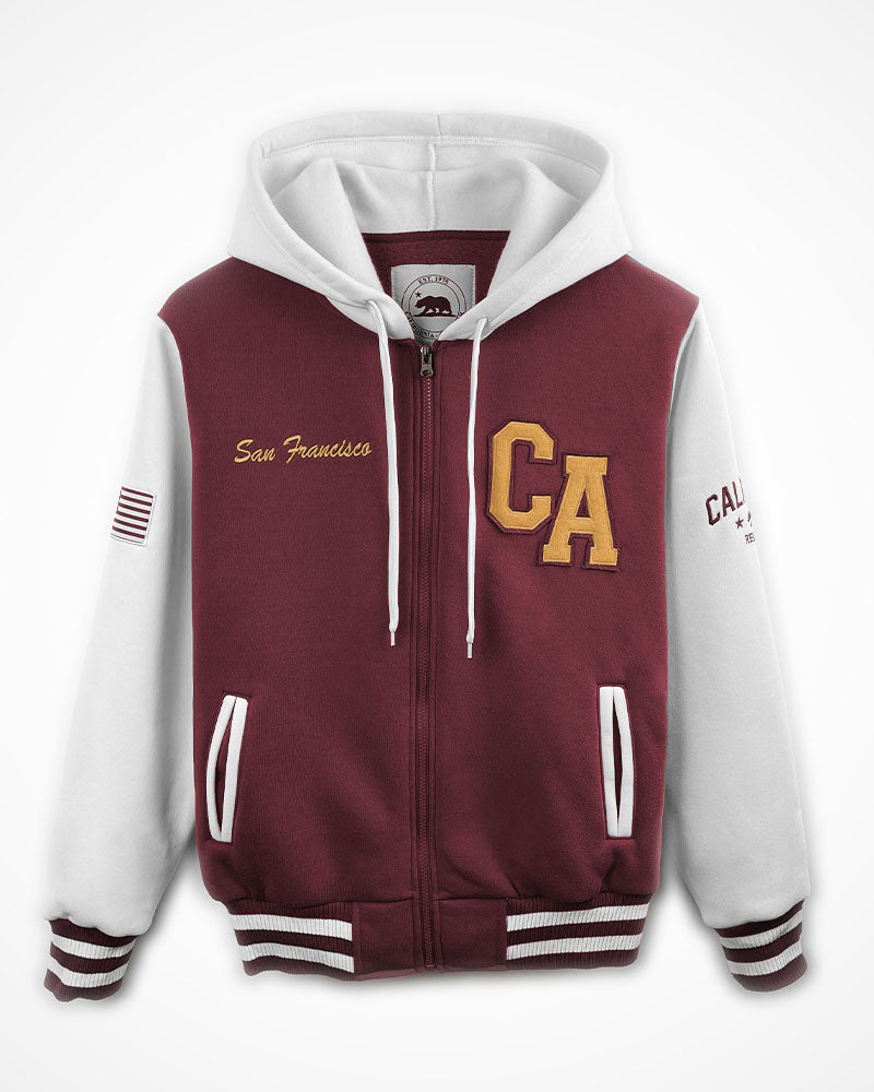 SF Varsity Jacket - Hooded