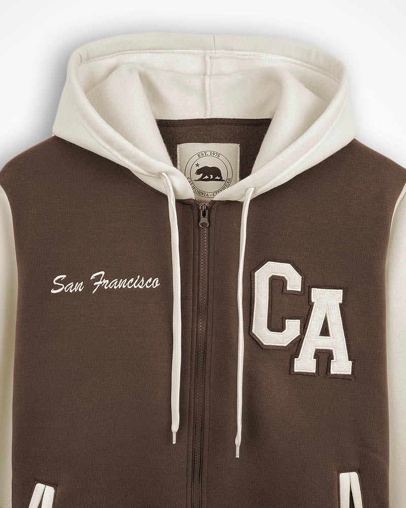 SF Varsity Jacket - Hooded