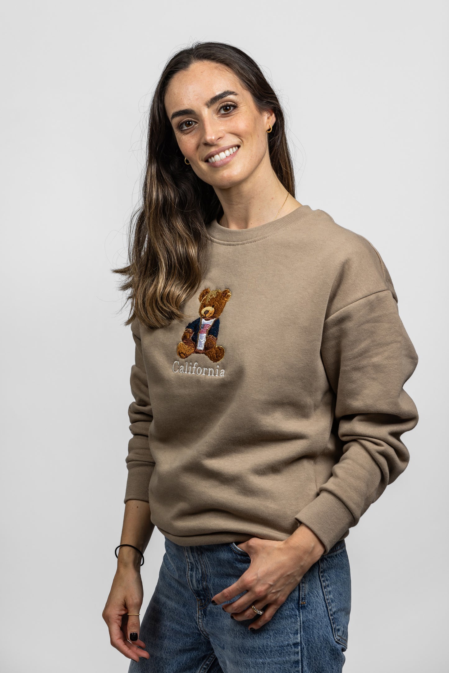 Teddy Cardigan Crewneck