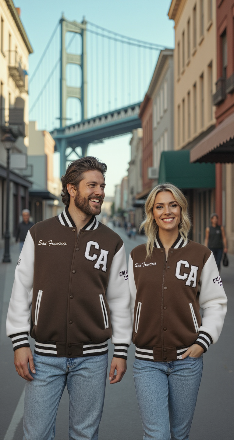 SF Varsity Jacket - Crewneck
