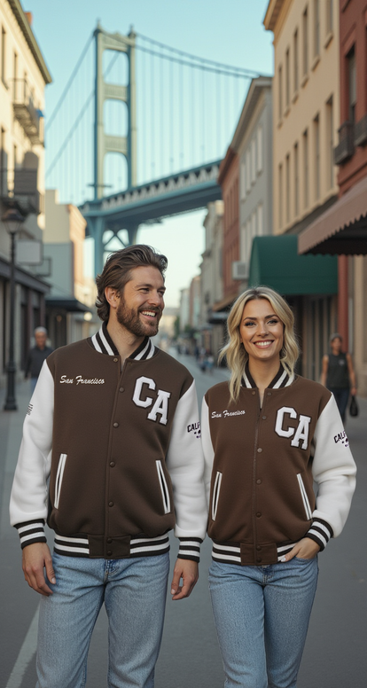 SF Varsity Jacket - Crewneck – SF Citywear