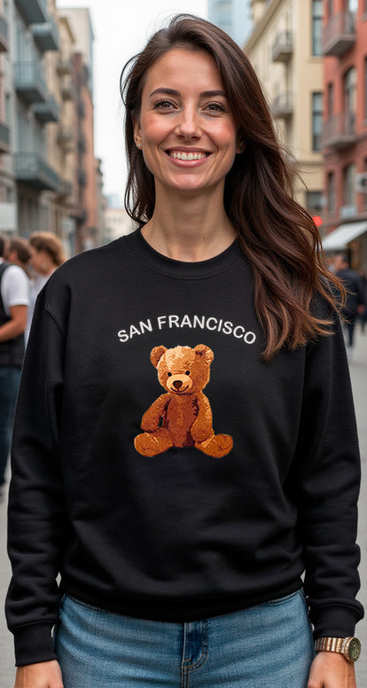 SF Teddy Bear Crewneck – SF Citywear
