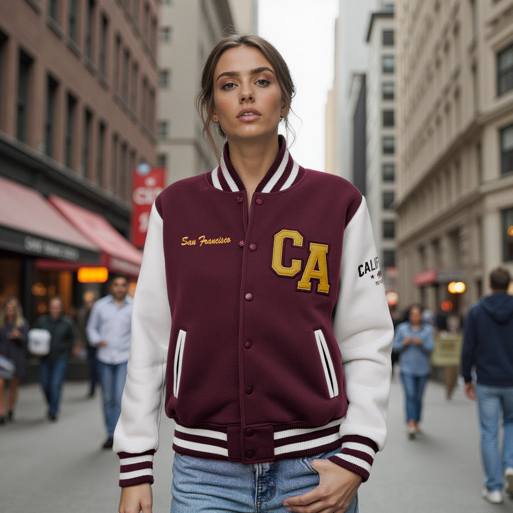 SF Varsity Jacket - Crewneck