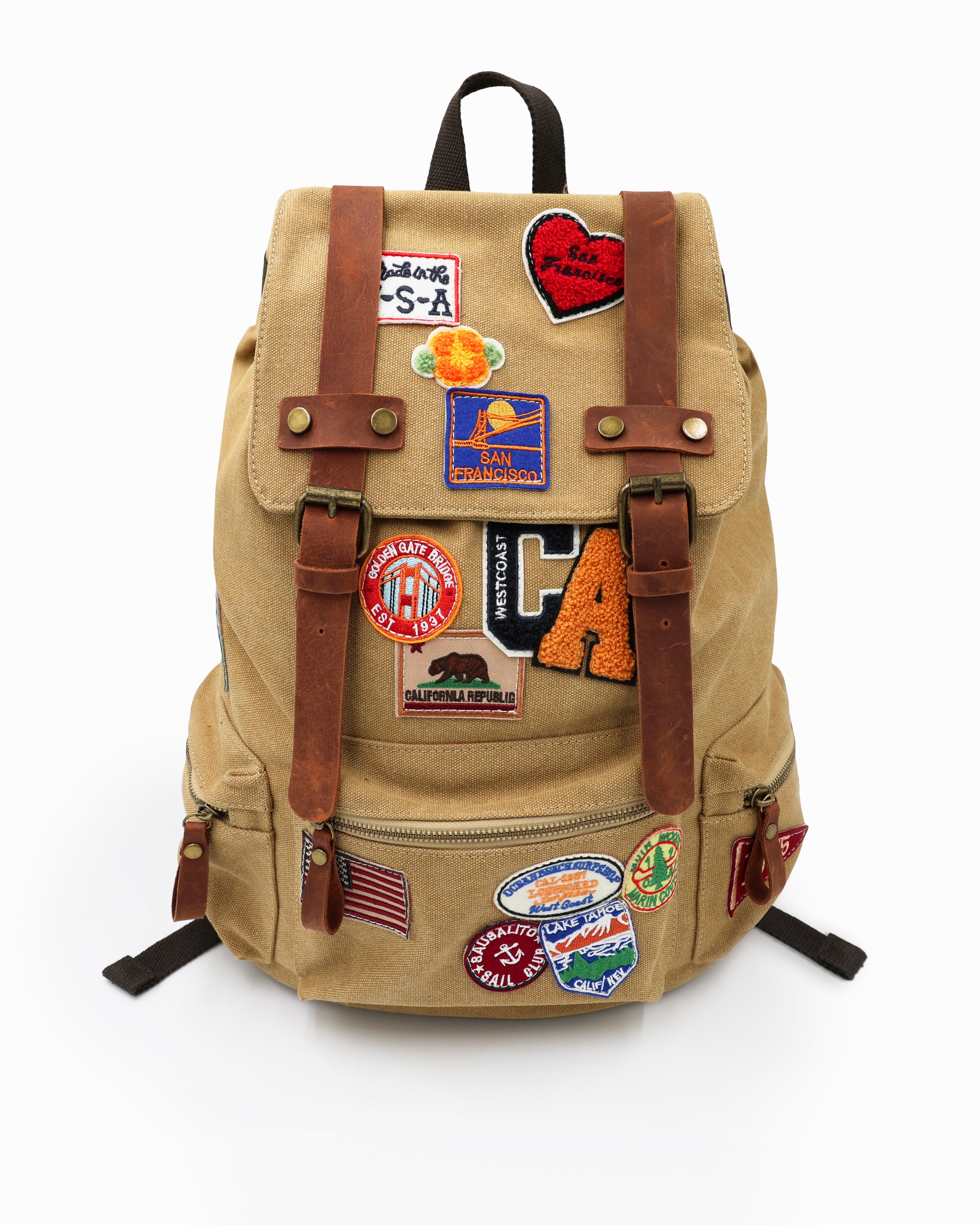 backpack with travel patches Bay Area Patch Heritage – SF Citywear Color:Obsidian Charcoal Carry On Backpack,Expandable Large Pair this bag with 11425958