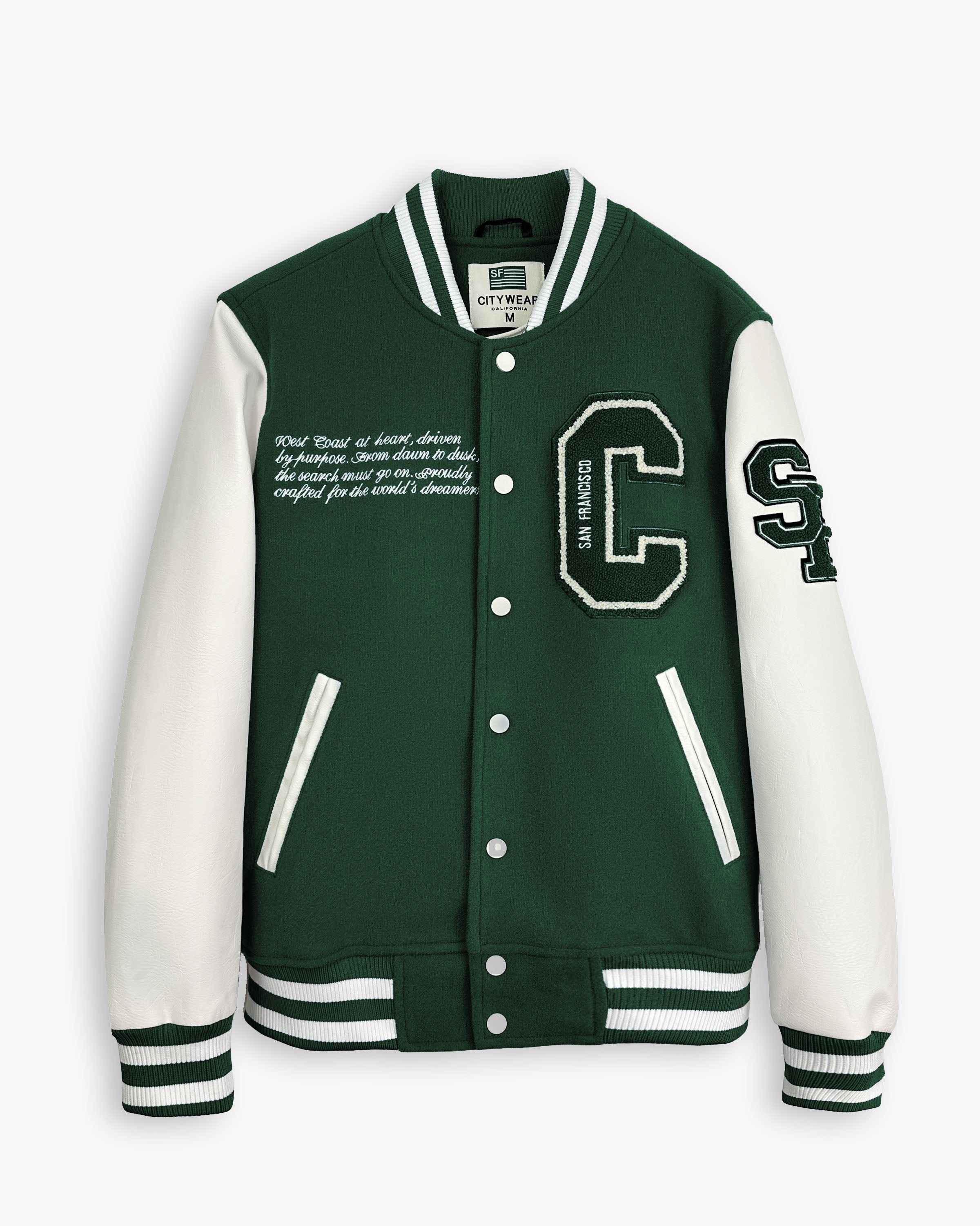 Cali Coast Varsity Jacket – SF Citywear