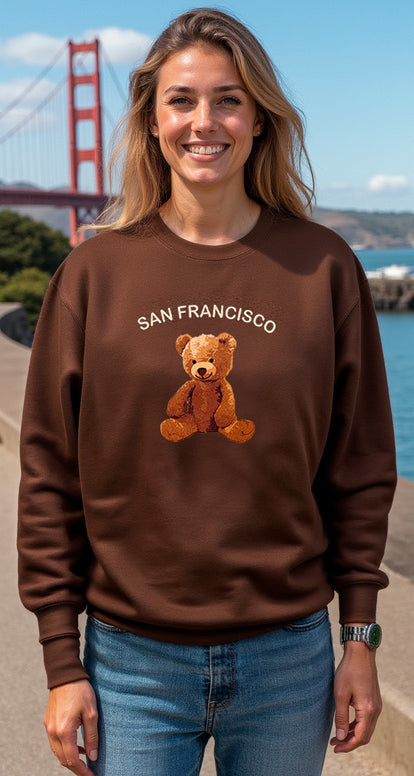 SF Teddy Bear Crewneck – SF Citywear