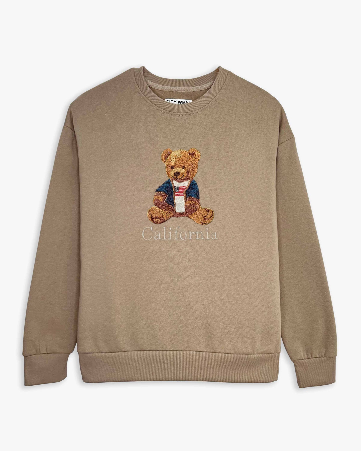 Teddy Cardigan Crewneck