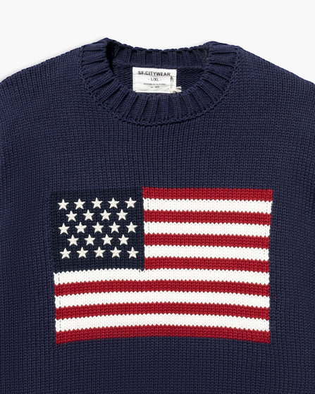 USA Flag Knit – SF Citywear