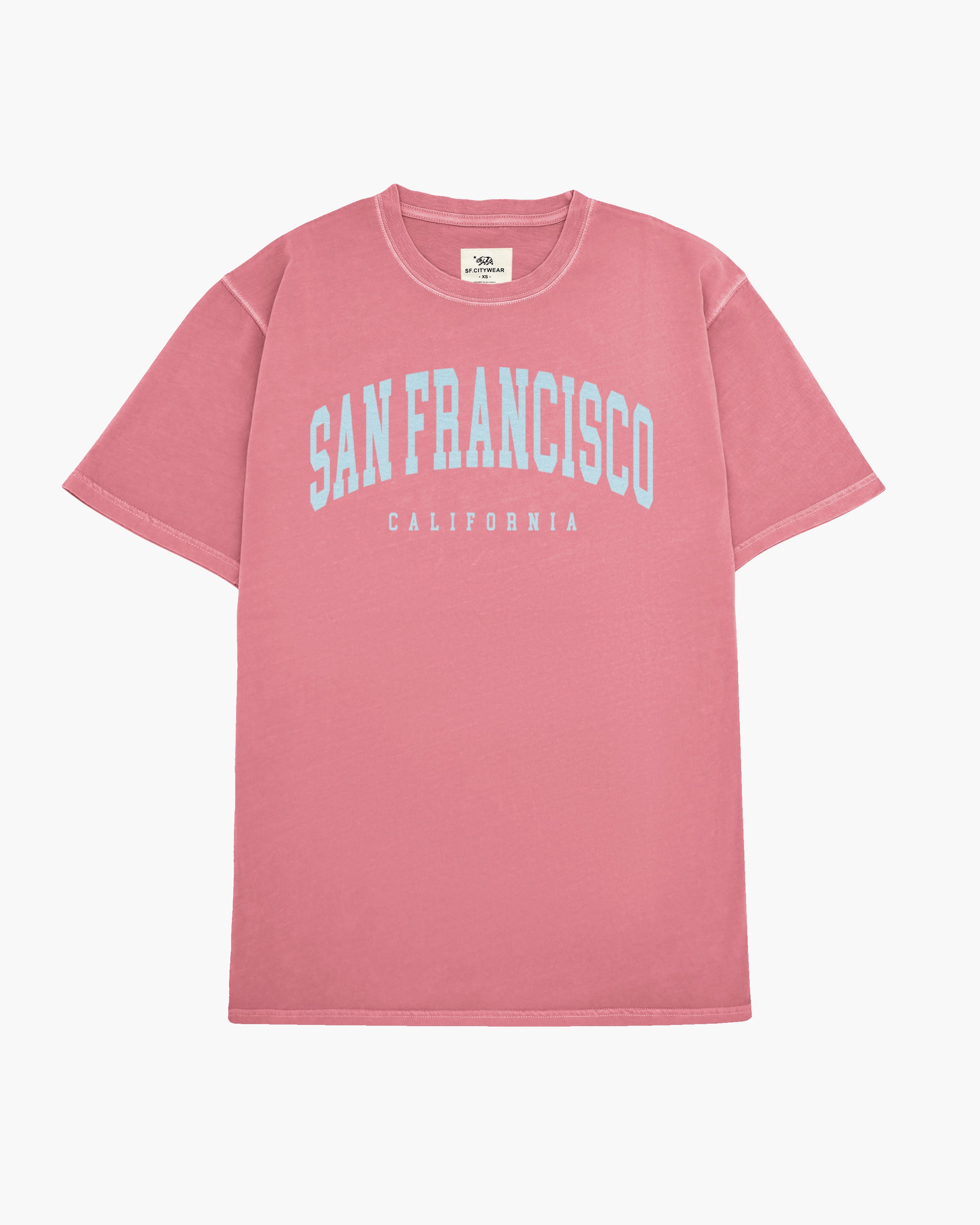 【LOOKPLE】SAN FRANCISCO ICE PIGMENT WASHING T-SHIRTS Sausalito Bike T-shirt – SF Citywear