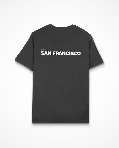 【LOOKPLE】SAN FRANCISCO ICE PIGMENT WASHING T-SHIRTS TSessentialblackback_988e6baf-