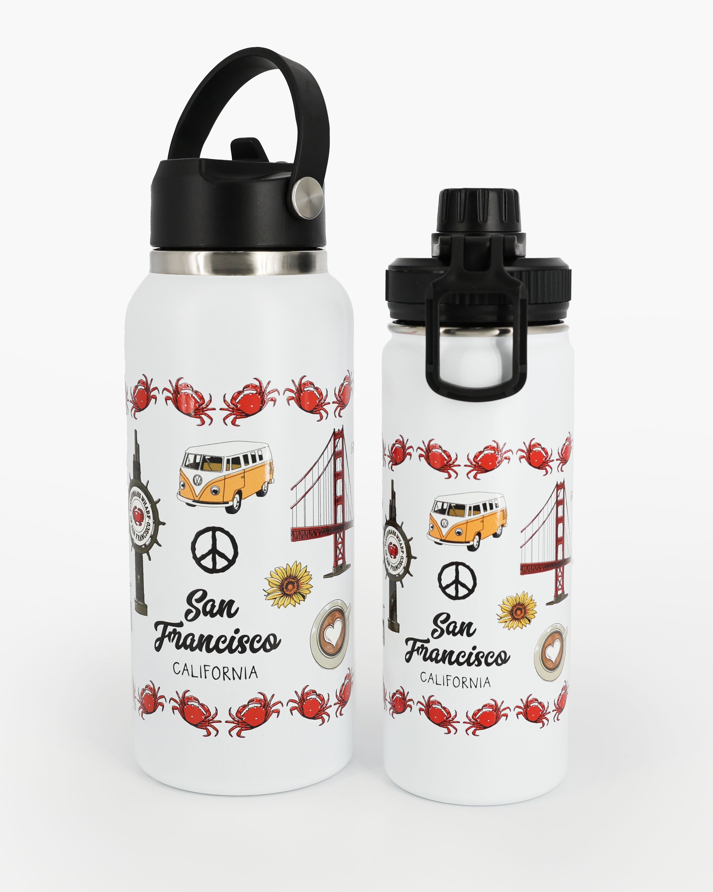 Bay Area Icons Water Bottle