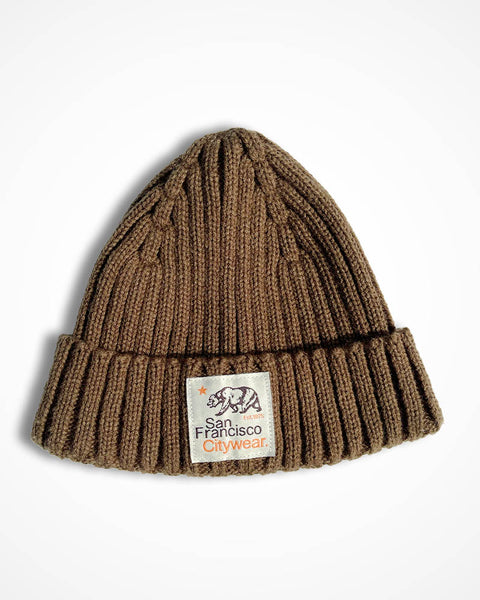 [SAN SAN GEAR] / ☆ 25SS LOGO BEANIE / BROWN San San Gear - LOGO BEANIE | HBX - Globally Curated Fashion