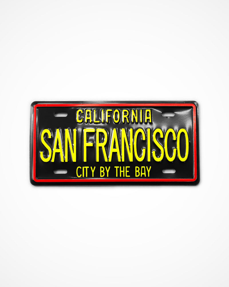 SF License Plate Magnet