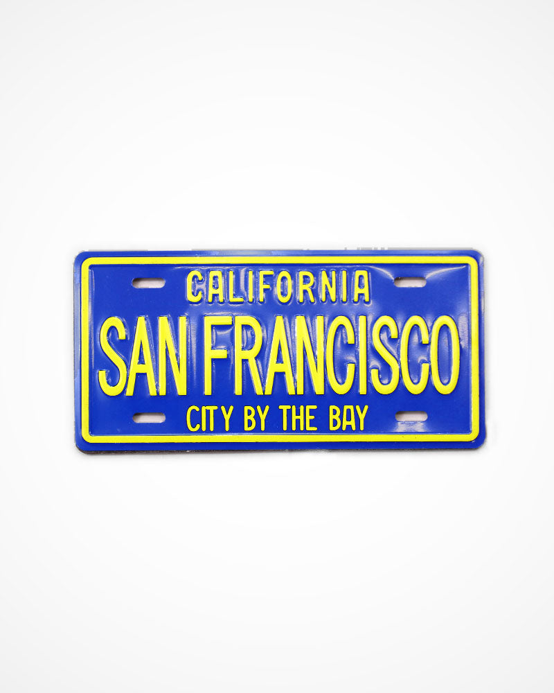 SF License Plate Magnet