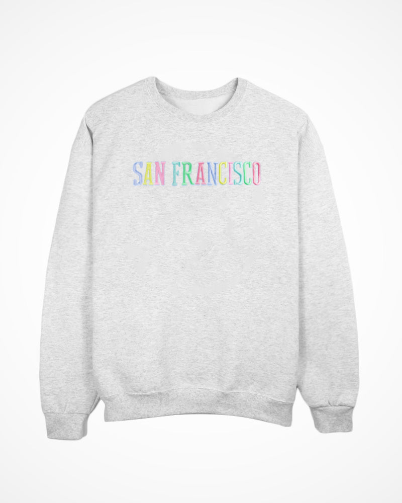 Vintage 80s Distressed San Francisco California Sweatshirt