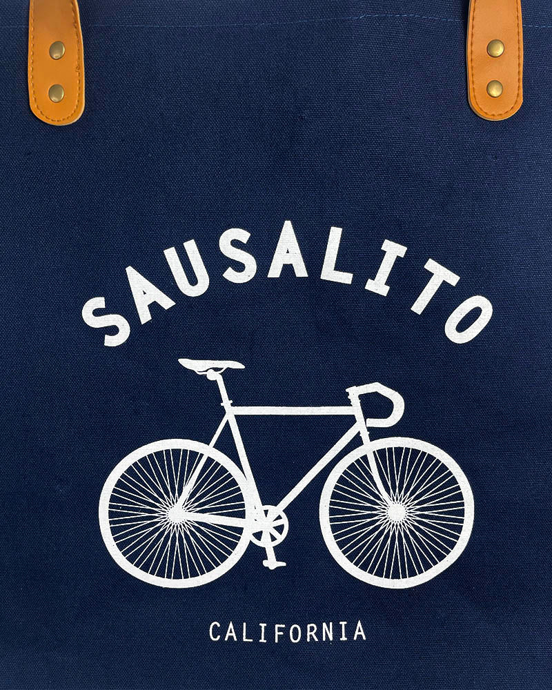 Sausalito Bike Tote Bag