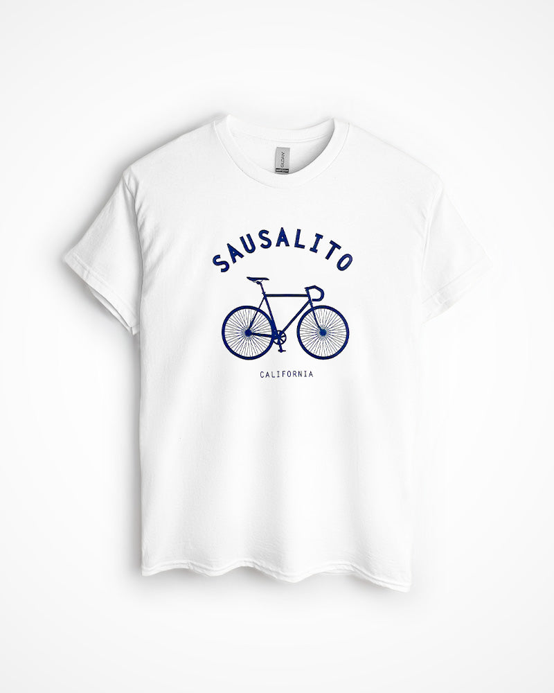 【LOOKPLE】SAN FRANCISCO ICE PIGMENT WASHING T-SHIRTS Sausalito Bike T-shirt – SF Citywear
