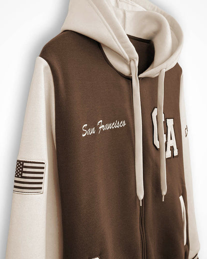 SF Varsity Jacket - Hooded – SF Citywear