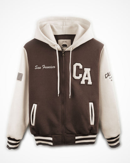 SF Varsity Jacket - Hooded – SF Citywear