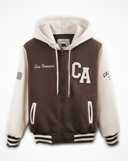 SF Varsity Jacket - Hooded – SF Citywear