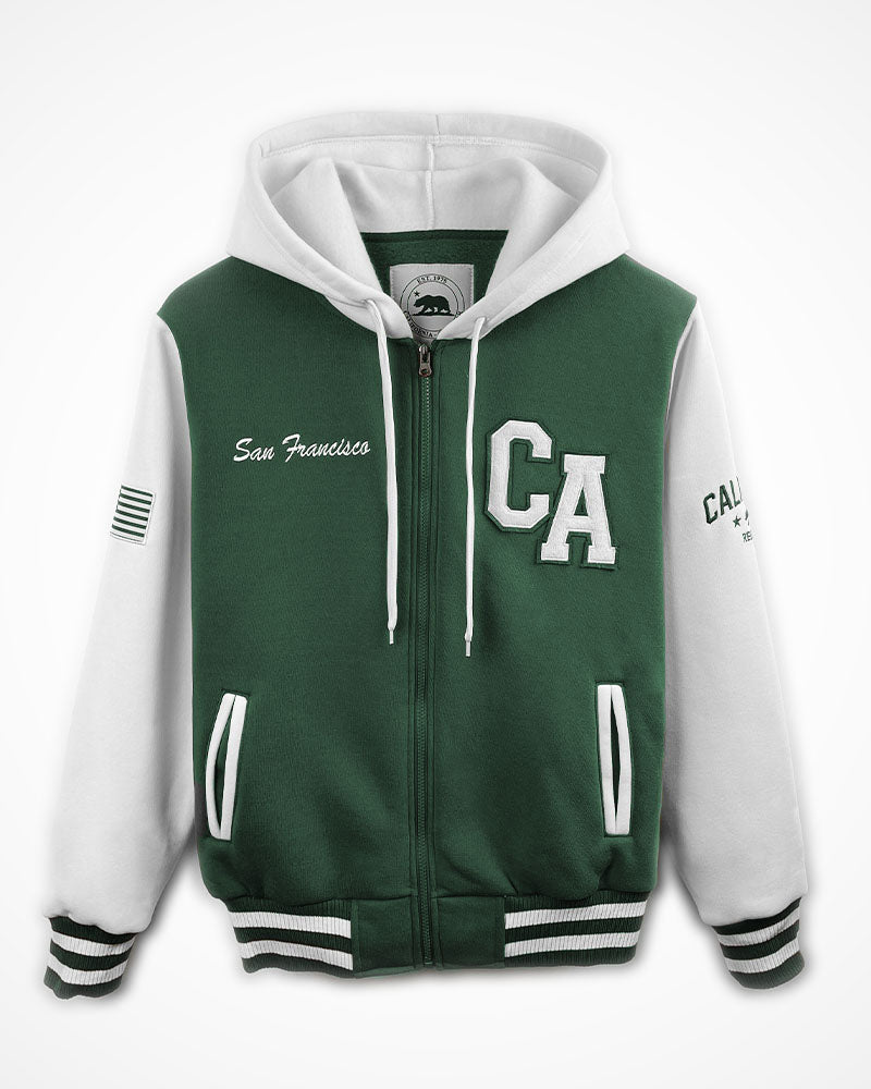 SF Varsity Jacket Hooded SF Citywear